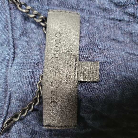 Rag & Bone Denim Liner Jacket With Belt - Picture 6 of 10